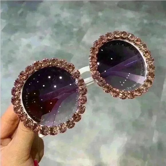 Crystal round sunglasses - Picture 9 of 9